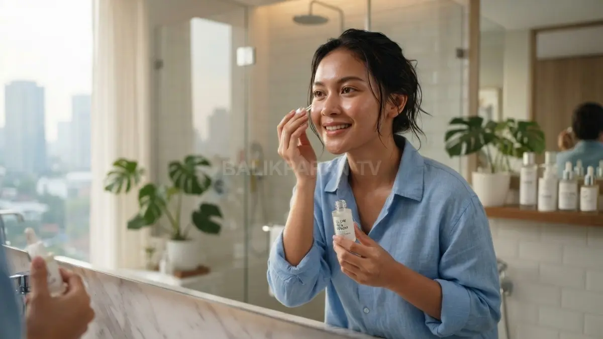 AHA membantu mengangkat sel kulit mati, mendukung tekstur lebih halus, gunakan bertahap sesuai kondisi kulit (BTV/AI).