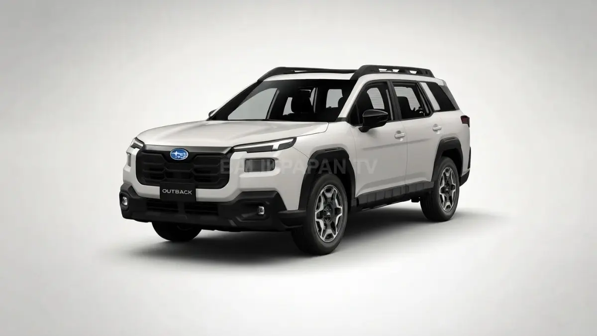 Subaru Outback generasi ketujuh berubah menjadi crossover SUV dengan bodi lebih tinggi dan kokoh (BTV/AI)