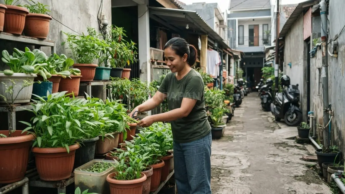 Di gang Sempit Tetap Bisa Panen