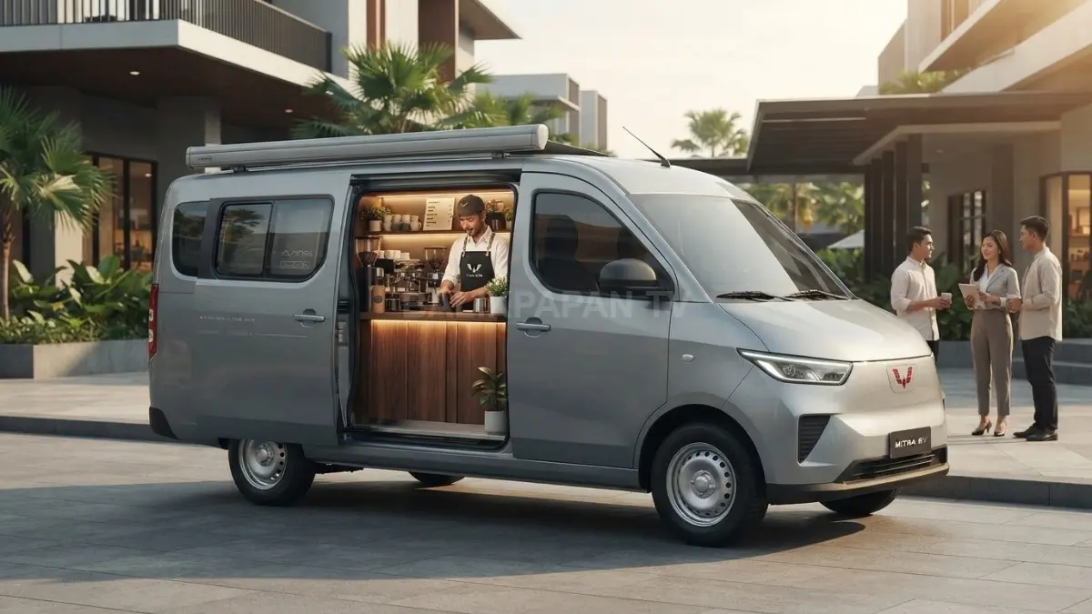 Cafe mobile dapat ditempatkan dimanapun