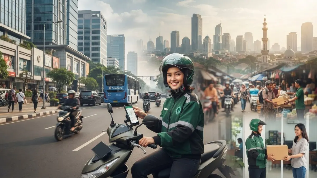 Kuril Ojol menjadi andalan bagi aktivitas distribusi barang di perkotaan