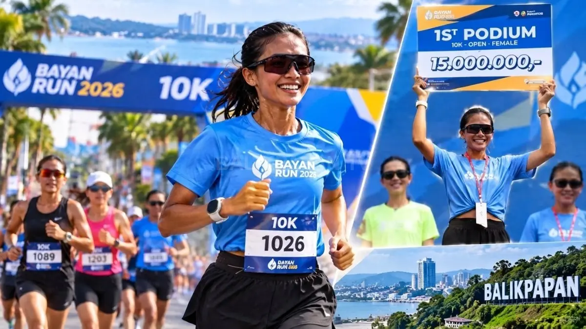 Hae Haendras Juara Bayan Run 2026, Cuaca dan Lalu Lintas Jadi Pengalaman Baru