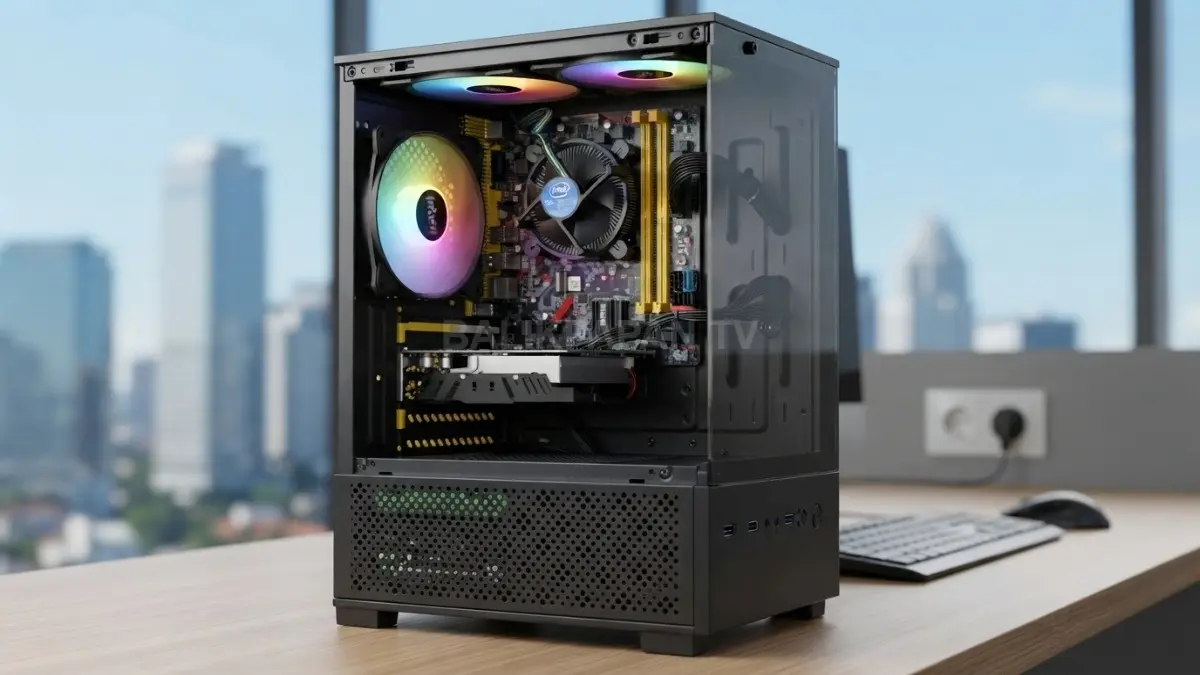 PC gaming Rp4,5 juta mengandalkan Core i7-3770 dan GTX 1650M, tetapi suhu CPU mencapai 101°C (BTV/AI)
