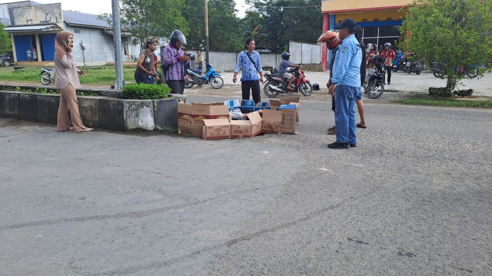 Pelajar SMK meregang nyawa usai terlibat kecelakaan tunggal di jalan Bukit Hibul Utara Kecamatan Bulik Kabupaten Lamandau.