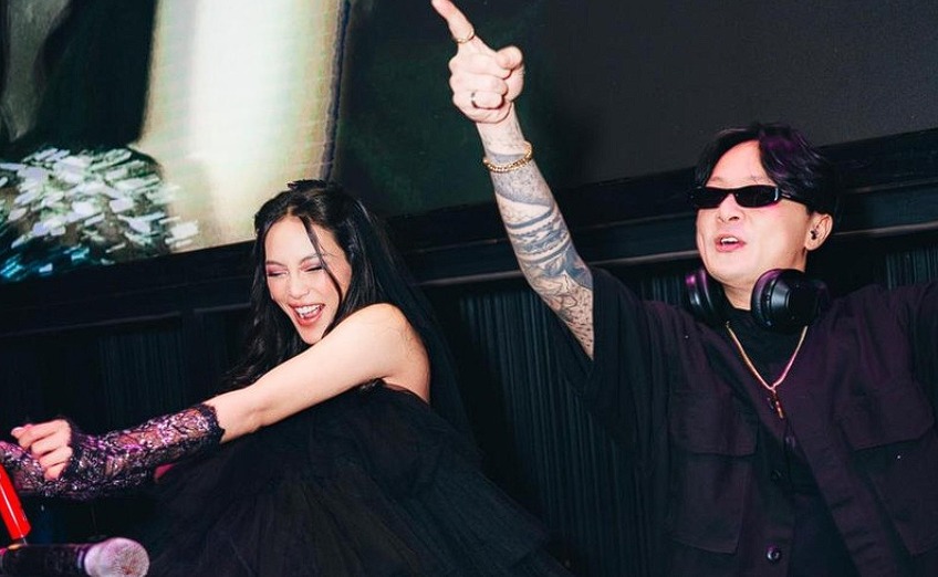 Erika Carlina dan DJ Bravy.
