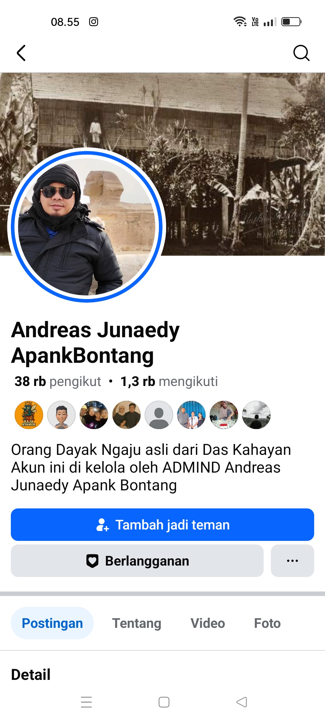 Andreas Junaedy menyampaikan pendapat soal gereja di Desa Sumber Makmur