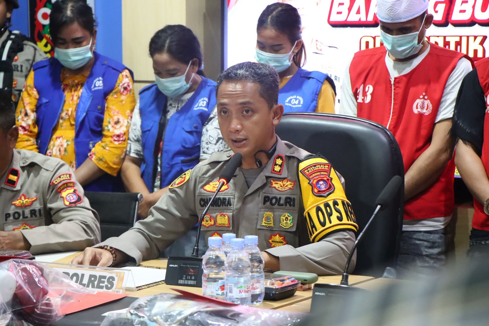 CAPAIAN KINERJA: Polres Katingan resmi merilis hasil pengungkapan kasus tindak pidana narkotika dalam Operasi Antik Telabang 2025. HUMAS