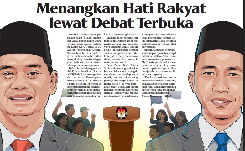 Debat kandidat PSU Pilkada Barito Utara