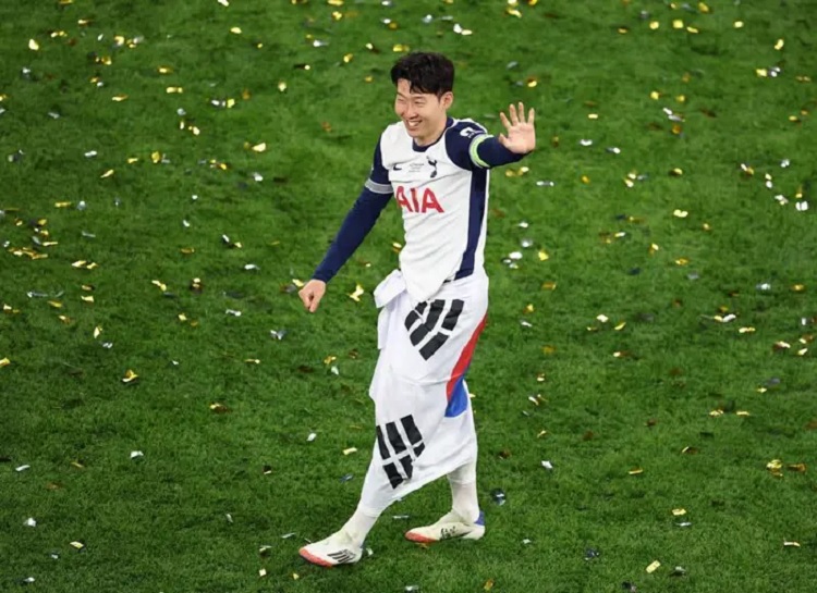 Pemain sayap Tottenham Spurs, Heung-Min Son, yang diincar klub MLS, LAFC. (Sumber: REUTERS/Juan Medina)
