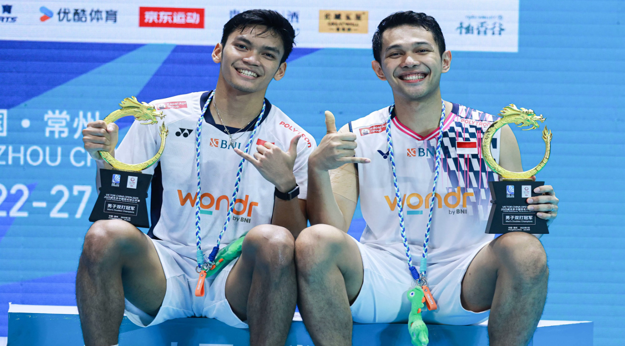 Fajar/Fikri menjuarai China Open 2025. (Dok: PBSI)