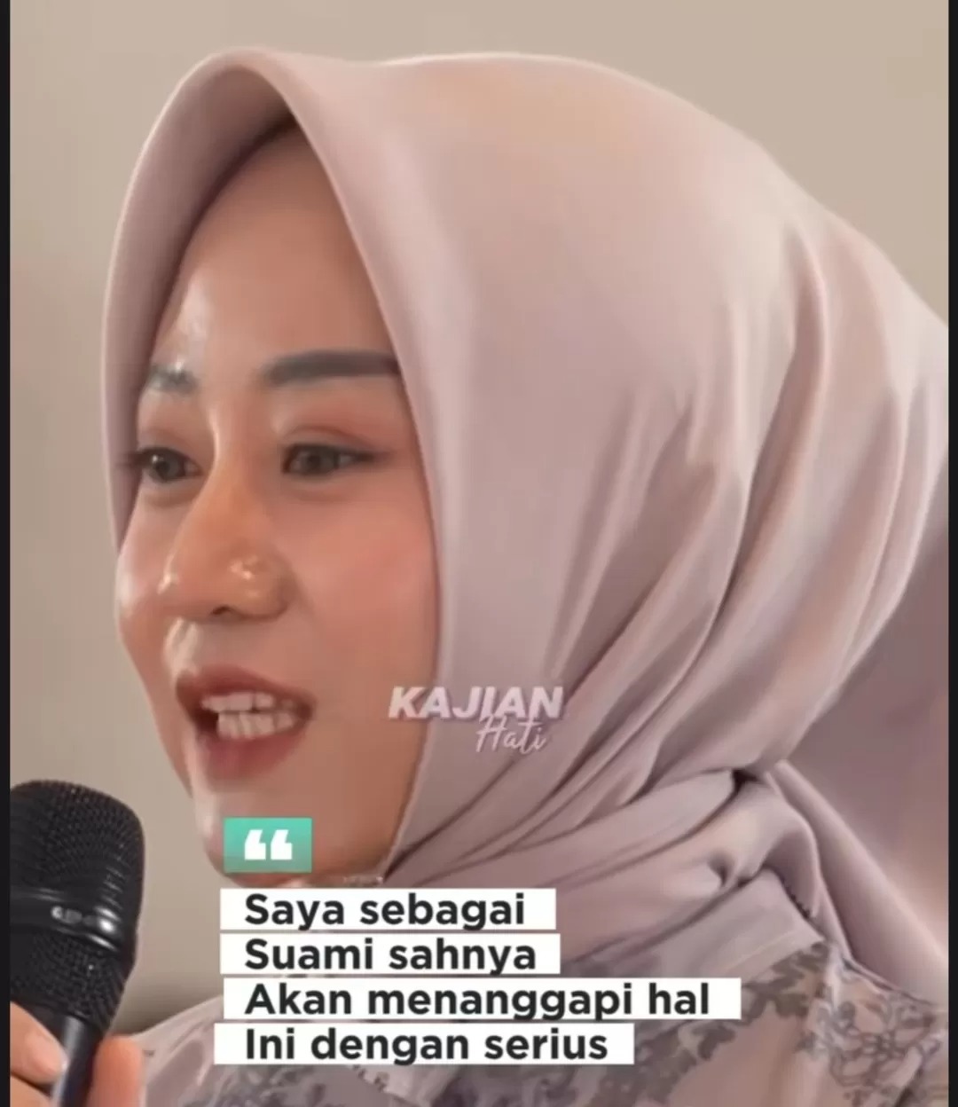 Perempuan curhat di program Kajian Hati. SCREENSHOOT