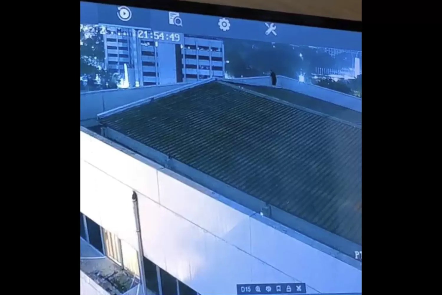 Tangkapan layar ADP di Rootop Kemlu.