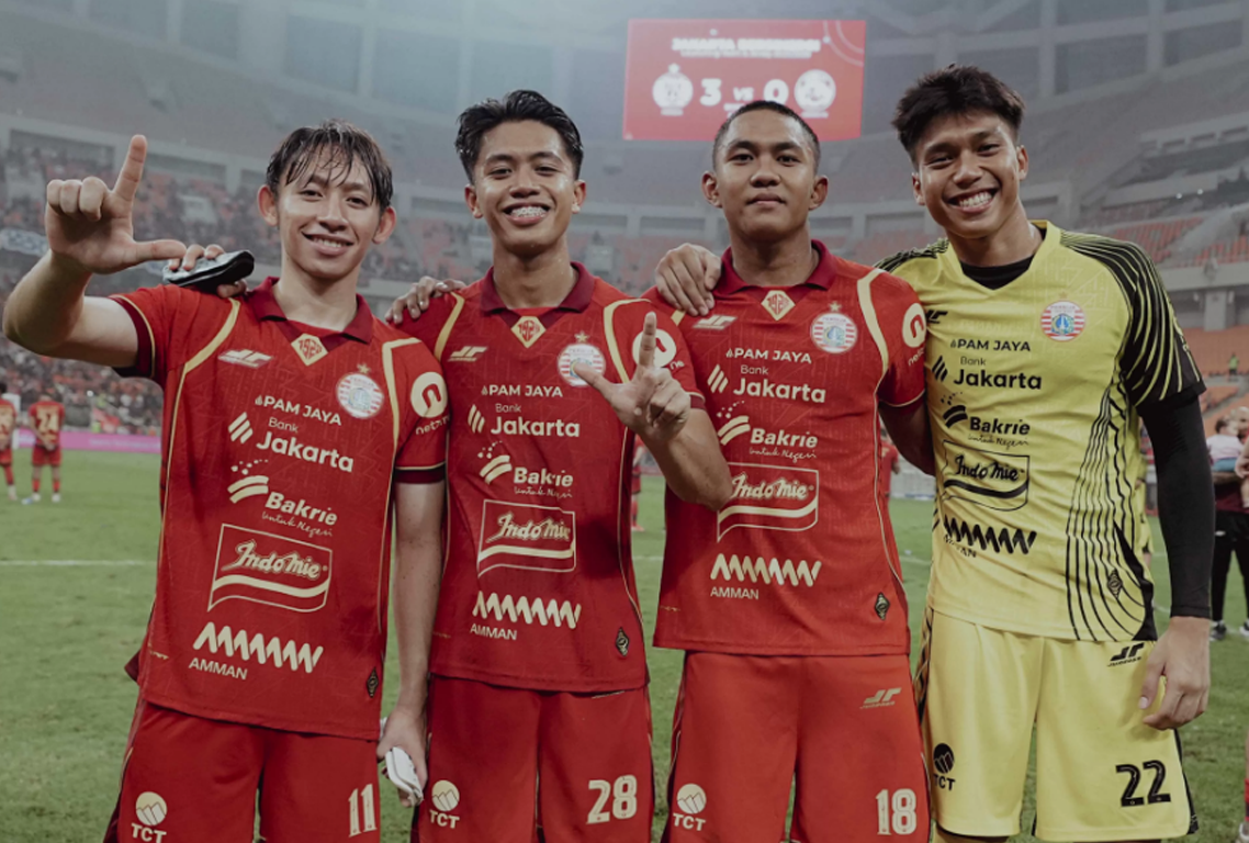 Empat pemain jebolan akademi Persija Jakarta yang akan promosi ke tim utama musim depan (Dok. Persija Jakarta)