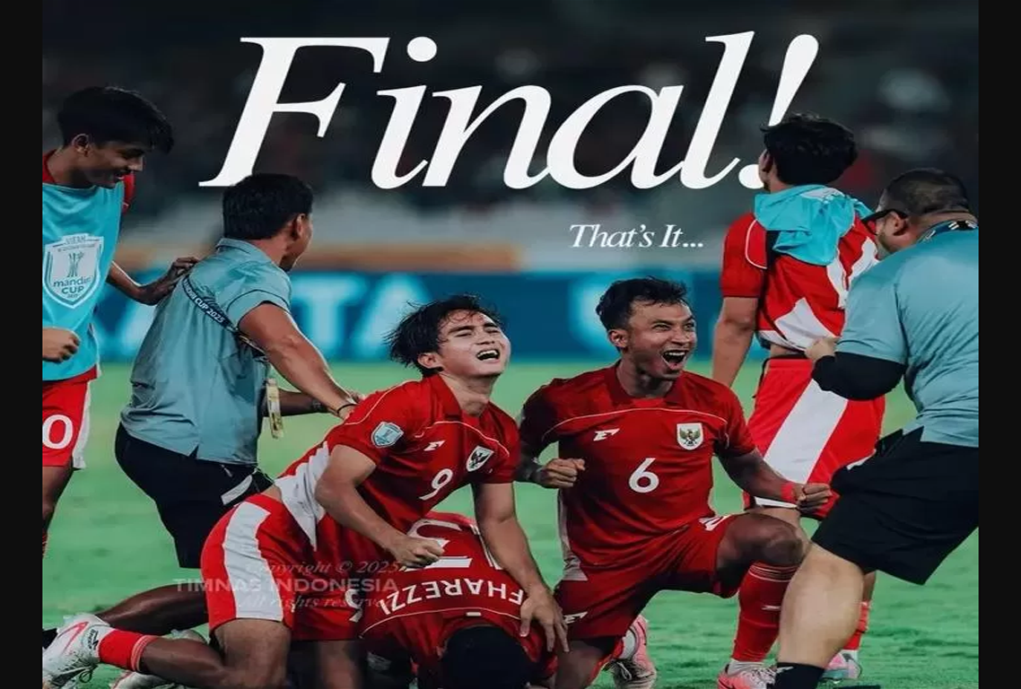 Timnas U-23 siap tempur di laga final AFF U-23 2025 kontra Vietnam di Stadion GBK. (@timnasindonesia)