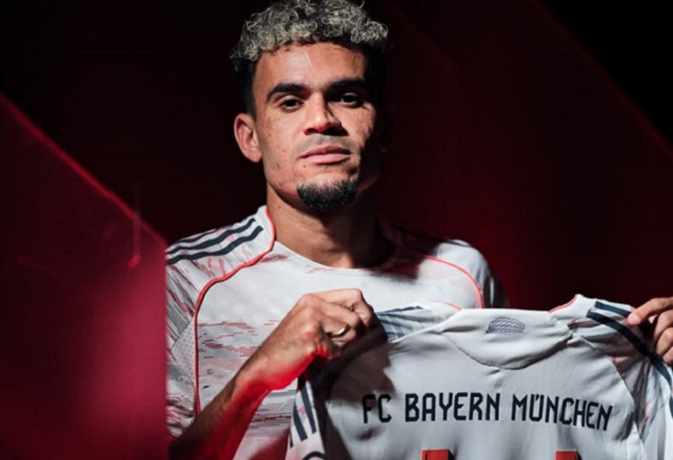 Bayern Munchen resmi memperkenalkan Luis Diaz ke publik. (Sumber: Instagaram @fcbayern)