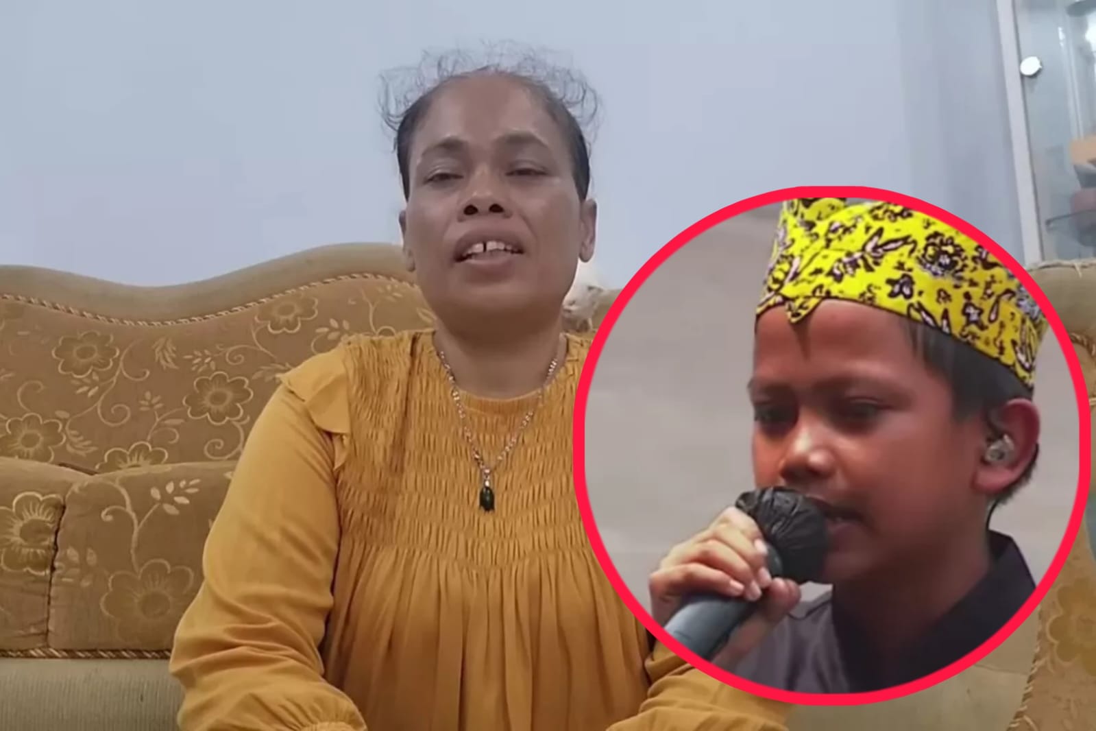 Ibu tiri Farel Prayoga.
