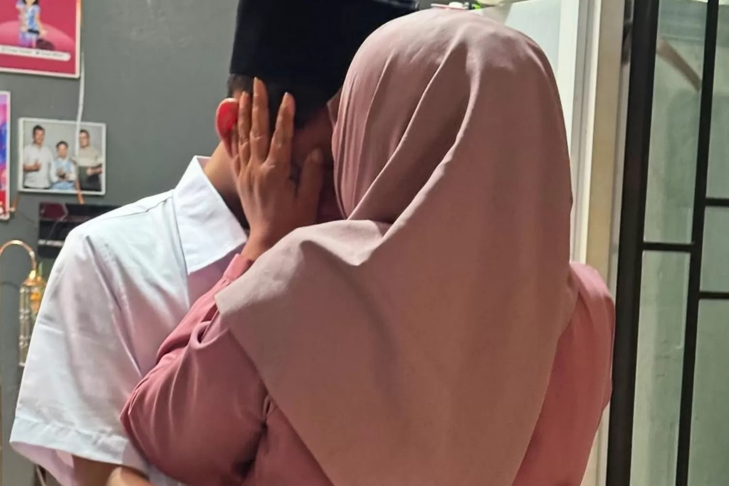 Pertemuan Farel Prayoga dengan ibu kandungnya.