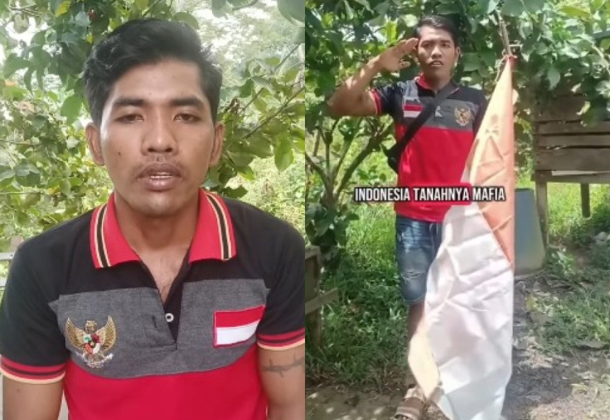 Klarifikasi seorang pria di Katingan yang ganti lirik lagu nasional Indonesia Pusaka.