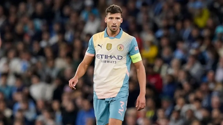 Pemain bertahan Manchester City, Ruben Dias. (Sumber: football365.com)