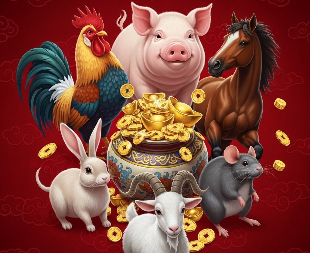 Ilustrasi 6 Shio yang dikenal dermawan