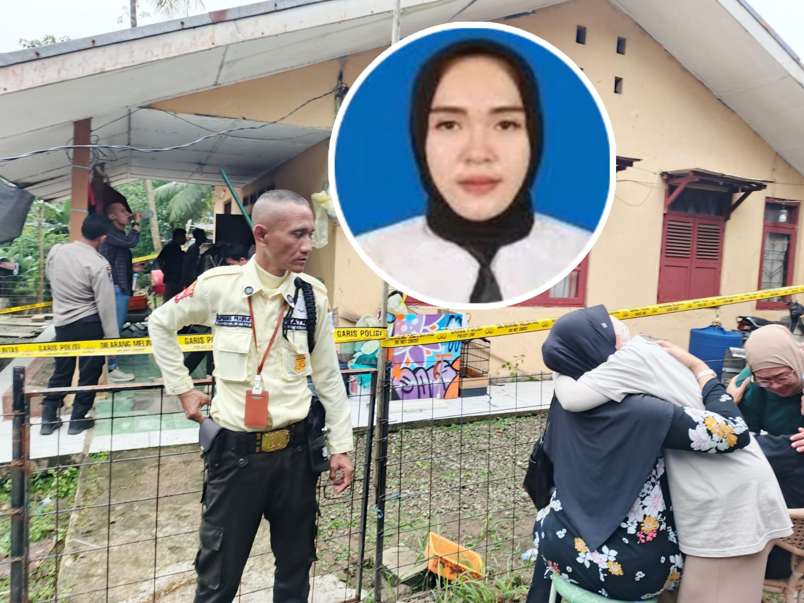 Evakuasi jenazah korban.
