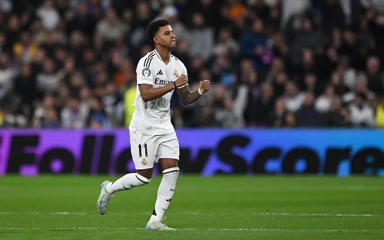 Rodrygo Goes, winger Real Madrid. (Sumber: Denis Doyle/Getty Images)