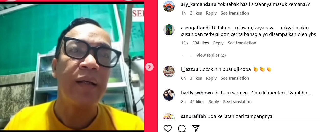 Tangkapan layar video viral Immanuel Ebenzer