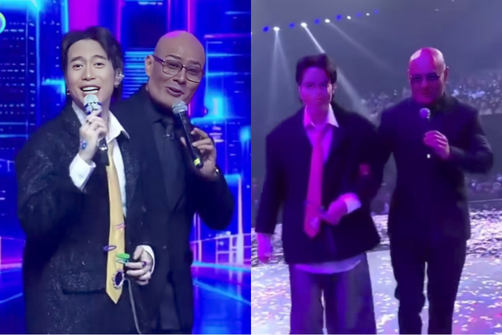 Momen saat Deddy Corbuzier tuntun Vidi Aldiano turun panggung