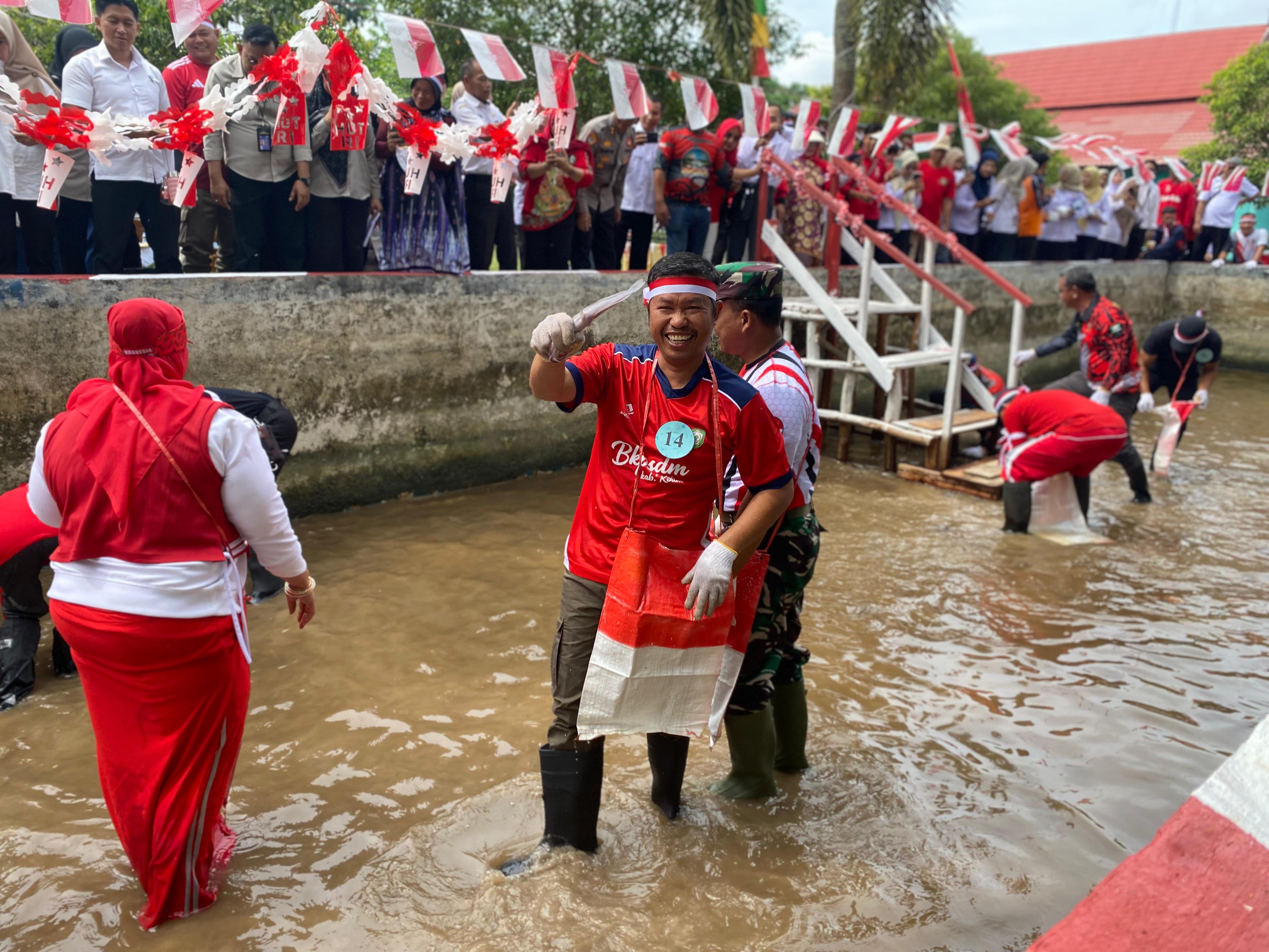 Lomba mangaruhi di lingkup Pemkab Kotim.MIFTAH/KALTENG POS