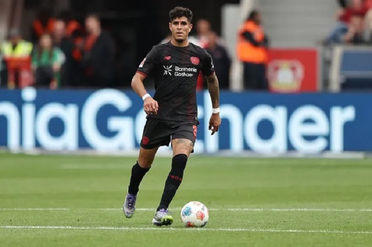 Piero Hincapie, pemain bertahan Bayer Leverkusen. (Sumber: Getty Images)