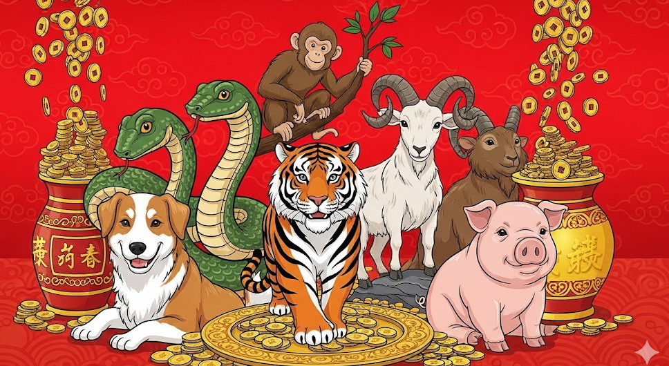 Ilustrasi Shio yang Diramal Banjir Keberuntungan, Hubungan Asmara hingga Keuangan Melejit!