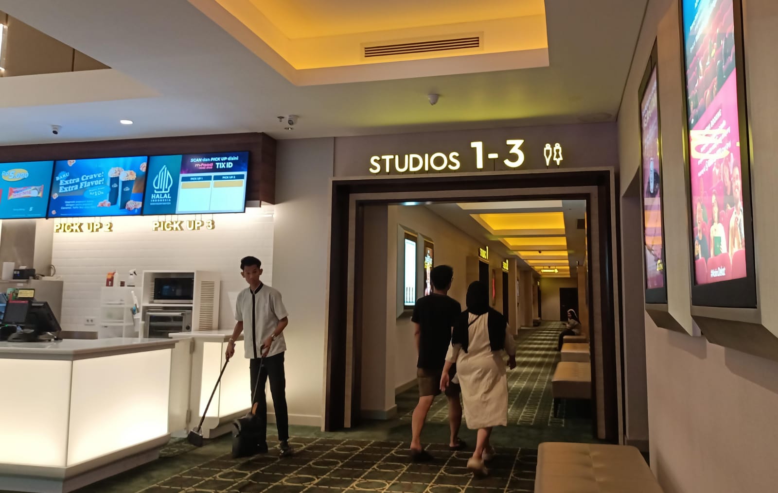 Suasana Studio XXI Citi Mall Kapuas, Selasa (8/9/2025) sore. ART/KALTENG POS