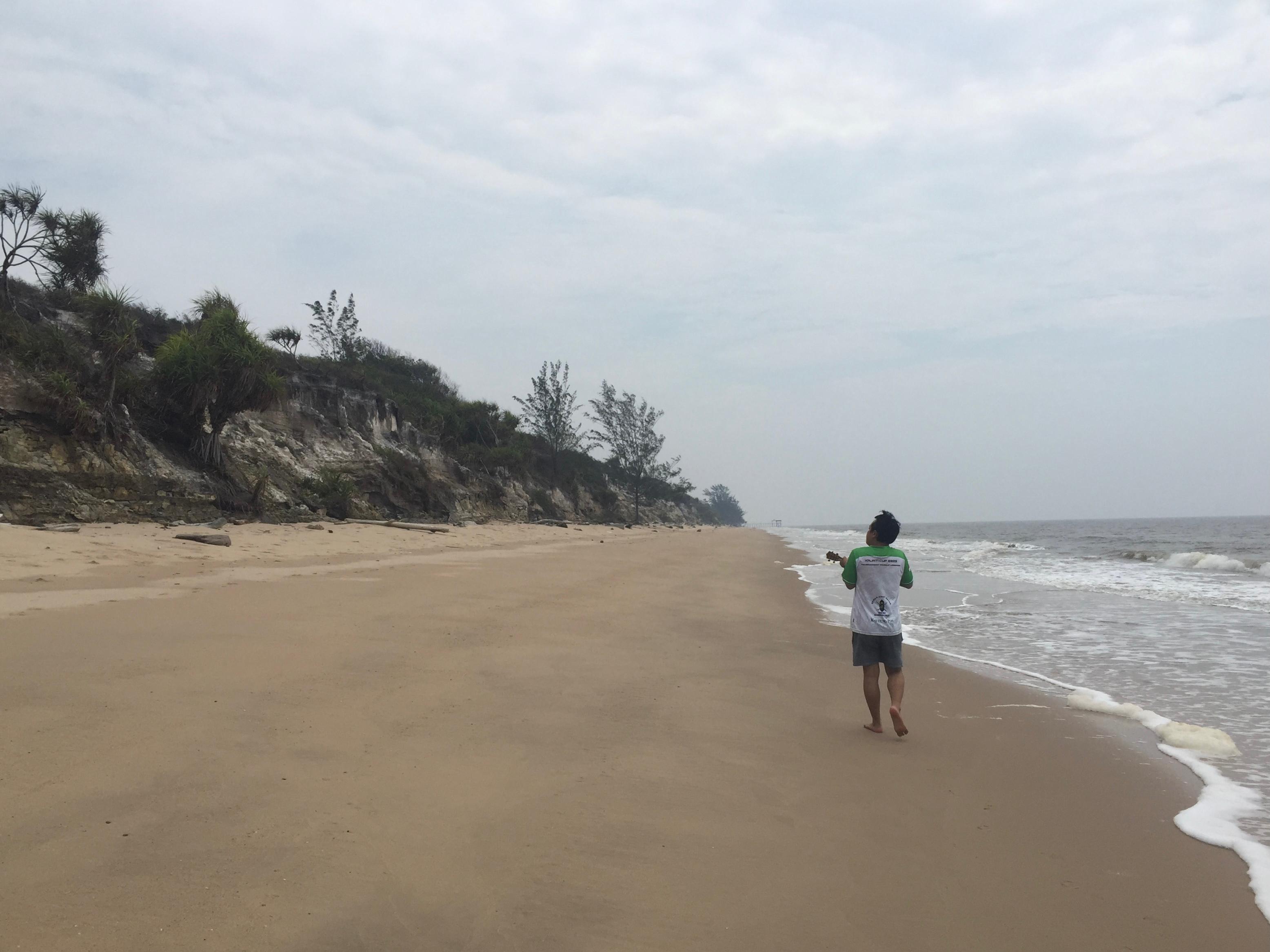 Wilayah Teluk Sampit yang diprediksi bakal diguyur hujan ringan.