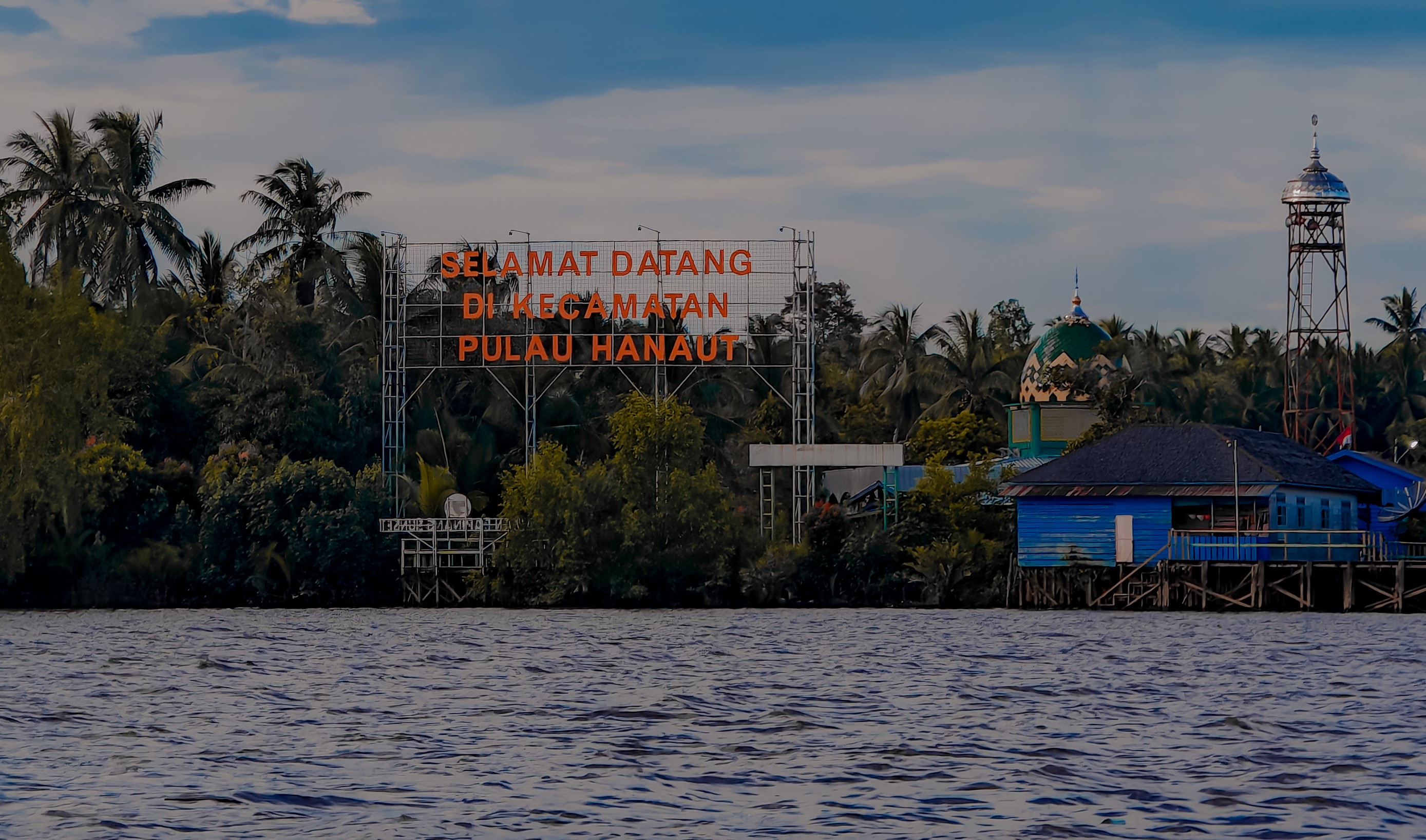 Pulau Hanaut akan jadi lokasi smelter bauksit.MIFTAH/KALTENG POS
