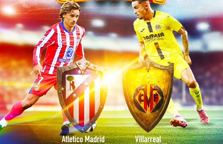 Atletico Madrid vs Villarreal pada pekan ke-4 La Liga 2025/2026 di Wanda Metropolitano, Minggu (14/9/2025) dini hari WIB. (Sumber: Instagram @startimesng)