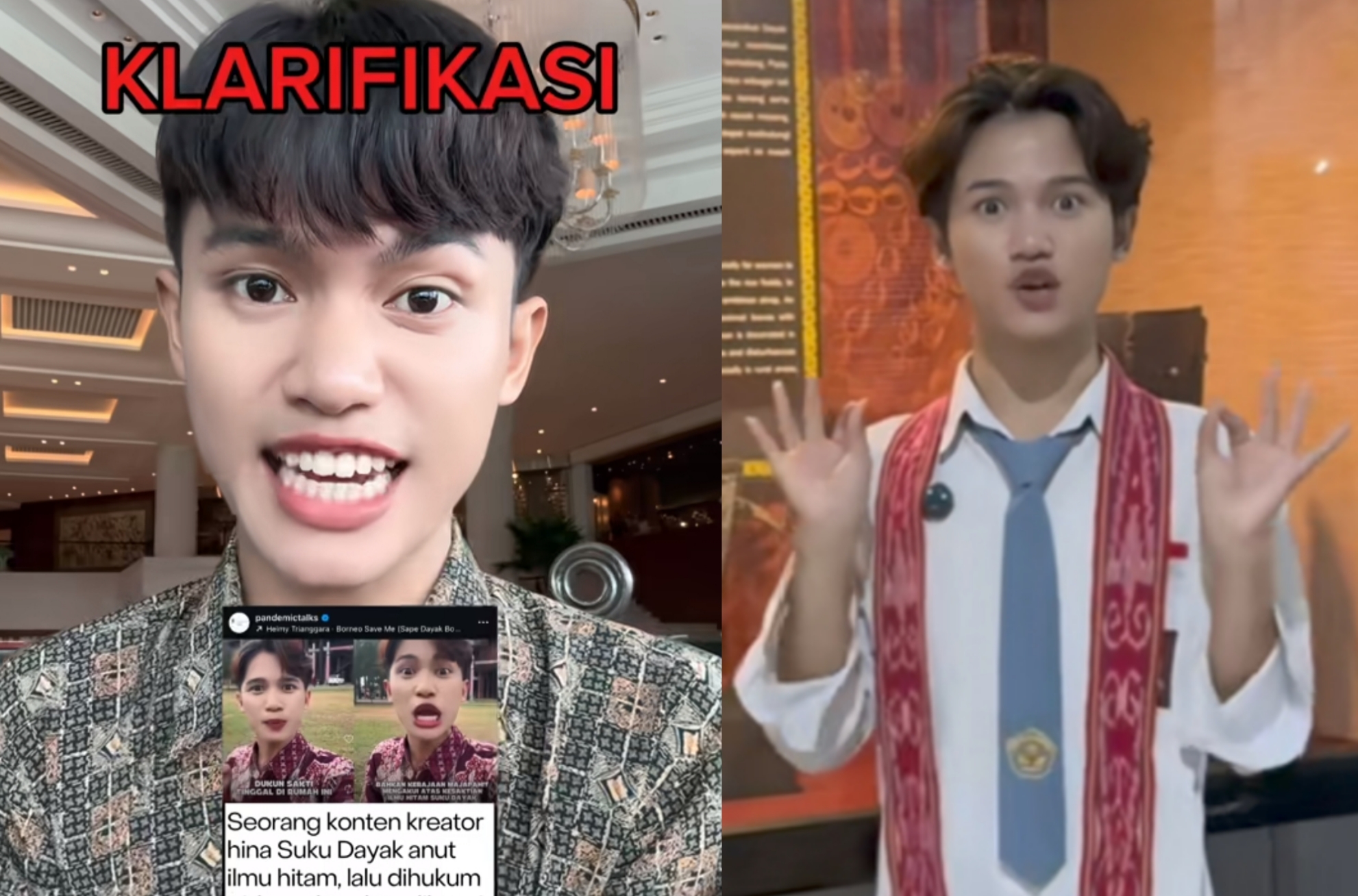 Konten kreator Rizky Kabah.