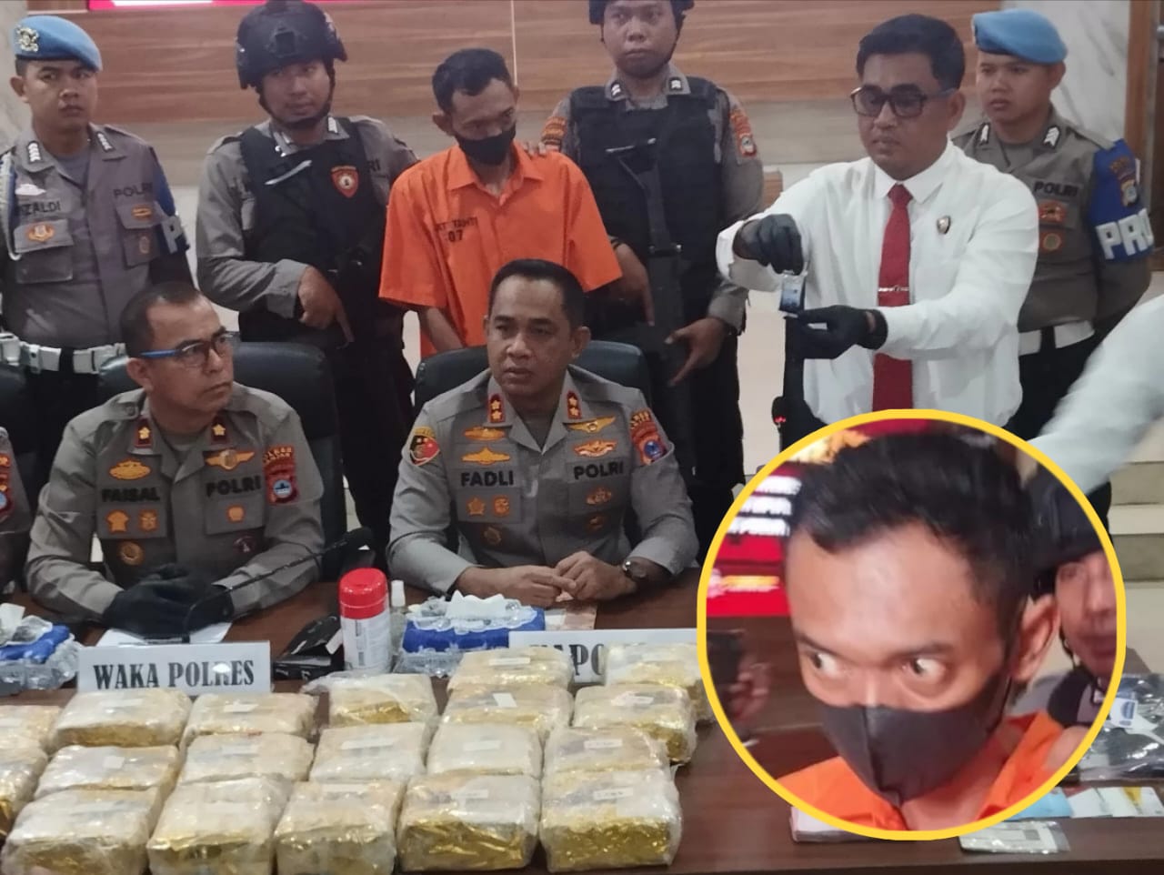 Konferensi pers di Aula SAR Polres Banjar, Senin (15/9/2025) siang. (RADAR BANJARMASIN)