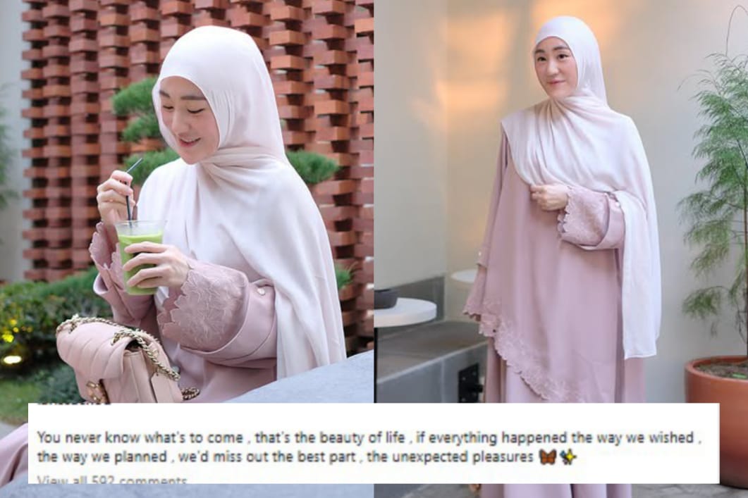 Larissa Chou buka suara di Instagram usai kabar perceraiannya.