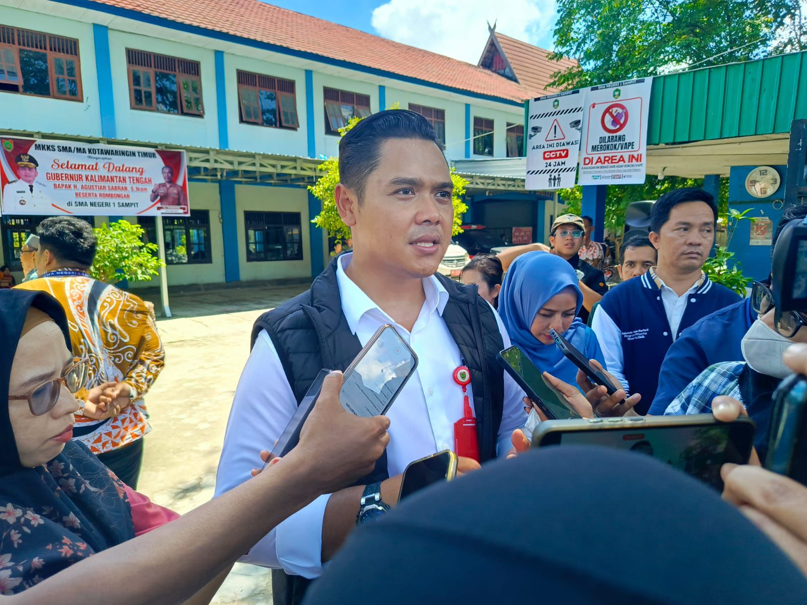 Pelaksana Tugas (Plt) Kepala Dinas Pendidikan Provinsi Kalteng, M Reza Prabowo
