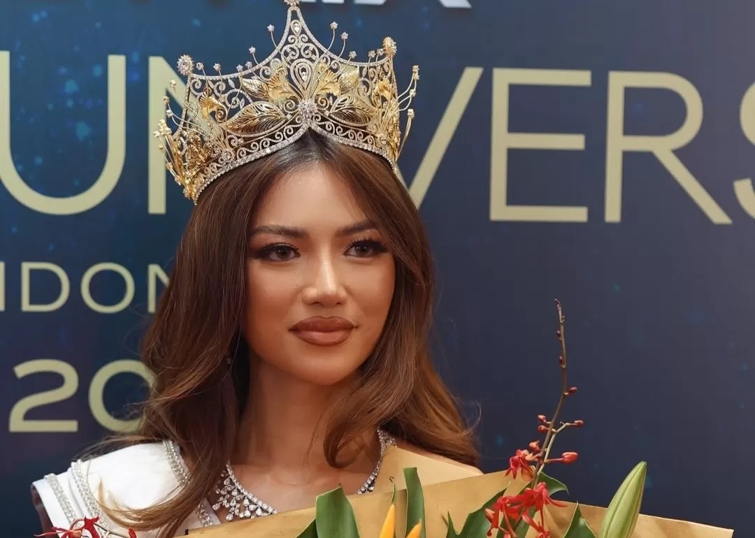Sanly Liu memenangkan kontestasi Miss Universe Indonesia 2025.
