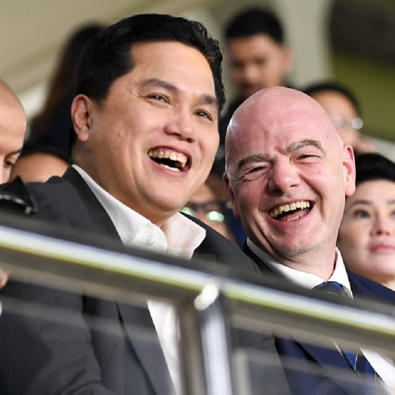 Erick Thohir akan tetap memimpin PSSI setelah resmi dilantik menjadi Menpora. (Instagram/erickthohir)