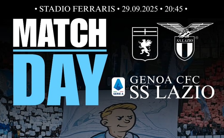 Duel seru dua tim penghuni papan bawah Serie A 2025/2026, Genoa vs Lazio, digelar di Stadio Luigi Ferraris pada Selasa, 30 September 2025. (Sumber: Instagram @sslazioimages)