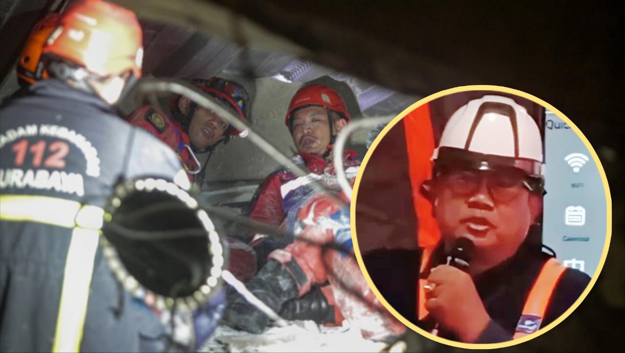 Ahli Konstruksi Departemen Teknik Sipil Muji Himawan. ANTARA FOTO/UMARUL FARUQ
