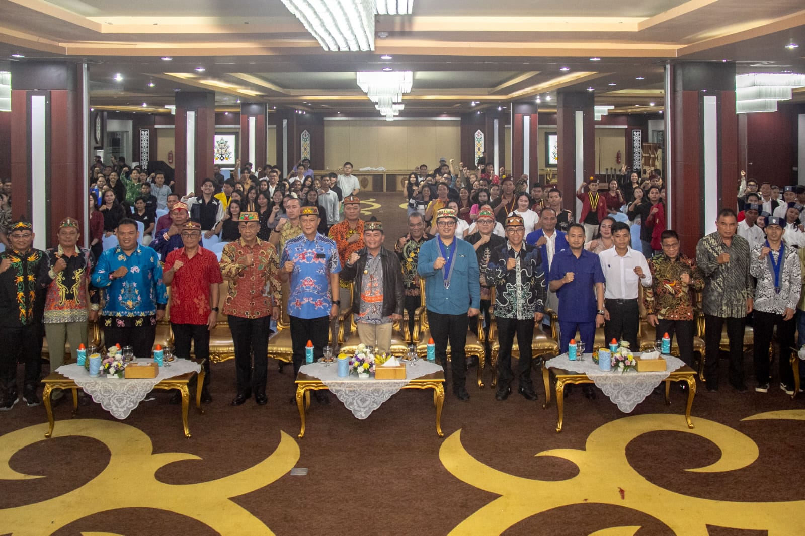 Gubernur Kalteng, H Agustiar Sabran saat pelantikan pengurus GMKI di Aula Jayang Tingang Lt I Kantor Gubernur, Senin (29/9/2025).