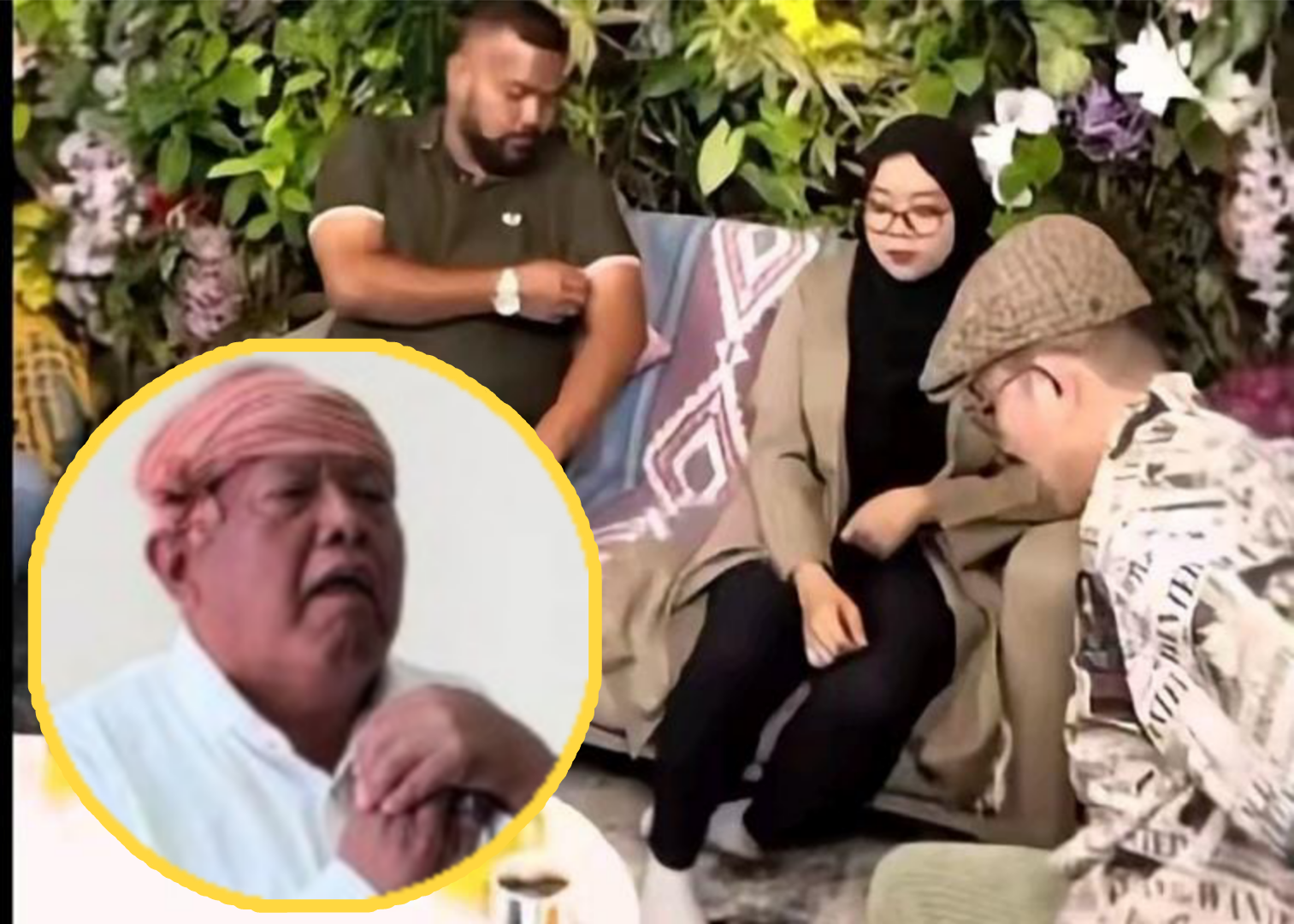 Cuplikan podcast Densu bersama Nurul Sahara dan suami yang dibagikan Densu di Instagram Story.