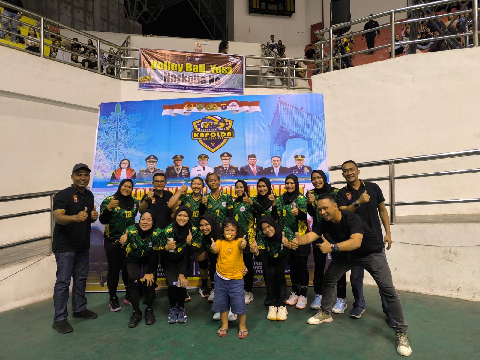 Tim Putri Polres Kobar.