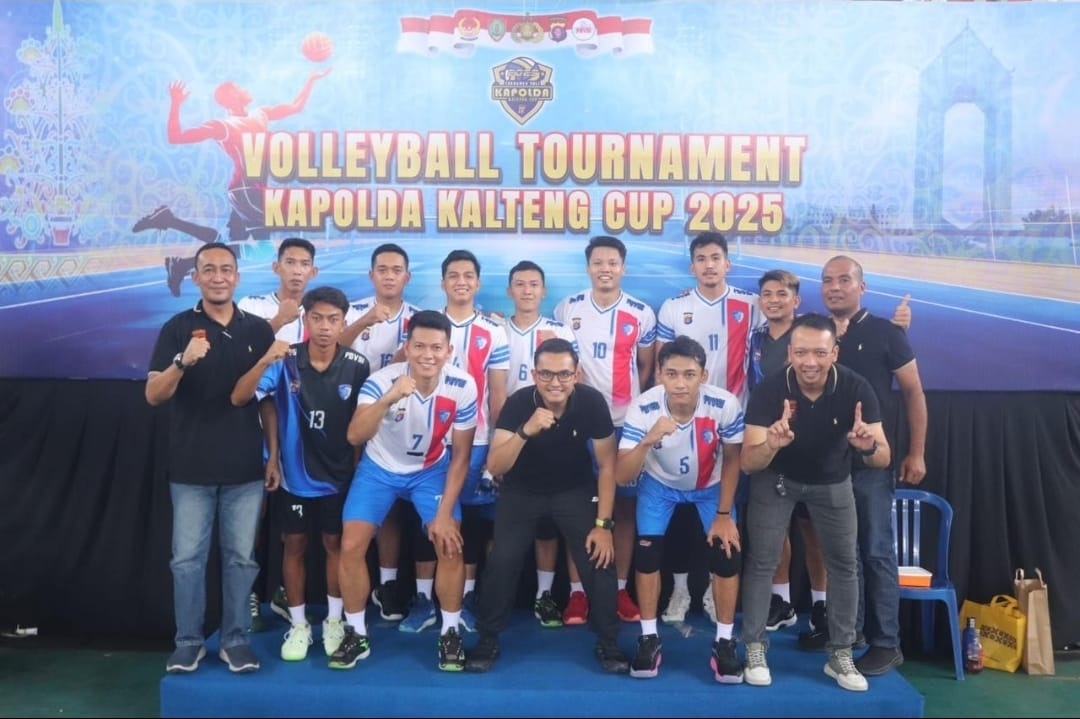 Tim bola voli putra Polres Kobar