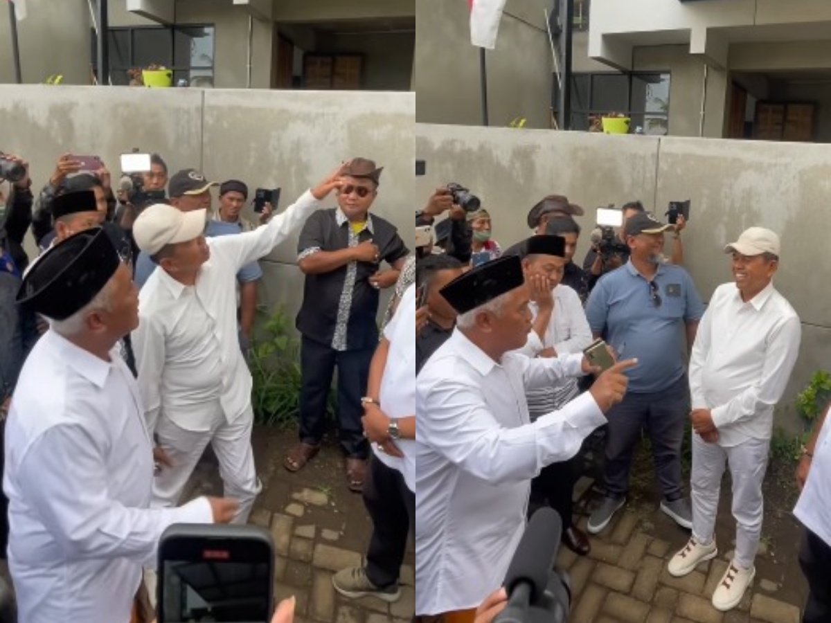 Momen Dedi Mulyadi datang ke rumah Yai Mim. (Instagram/@cakj1)