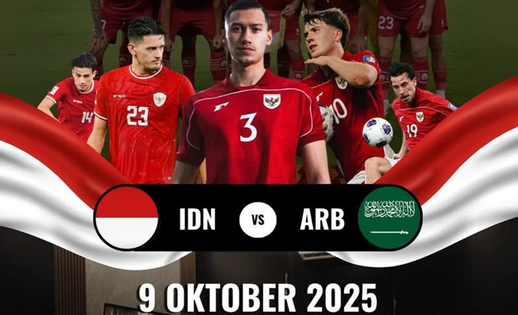 Duel panas di matchday 1 grup B putaran 4 Kualifikasi Piala Dunia 2026 zona Asia saat Indonesia vs Arab Saudi di Stadion King Abdullah Sports City, Jeddah, Kamis (9/10/2025).  (Sumber: Instagram @favr