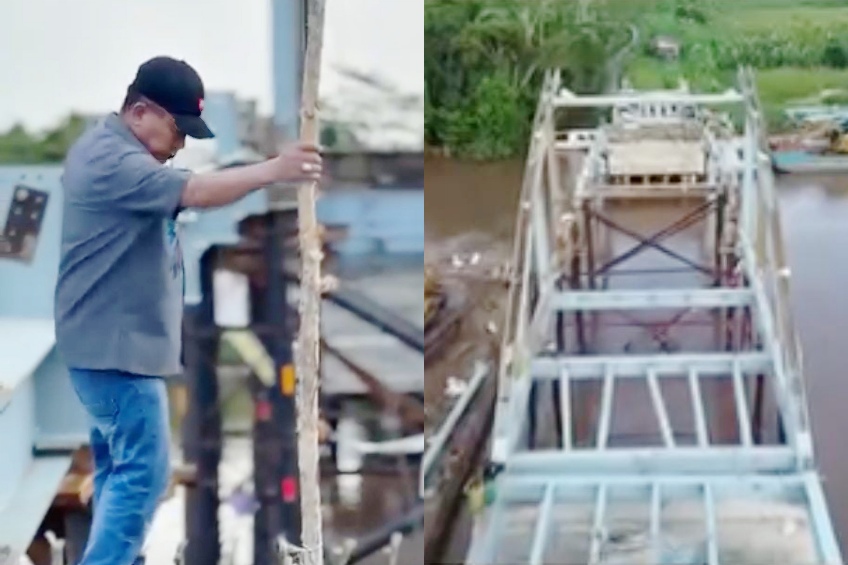 Jembatan Terusan Kecamatan Bataguh